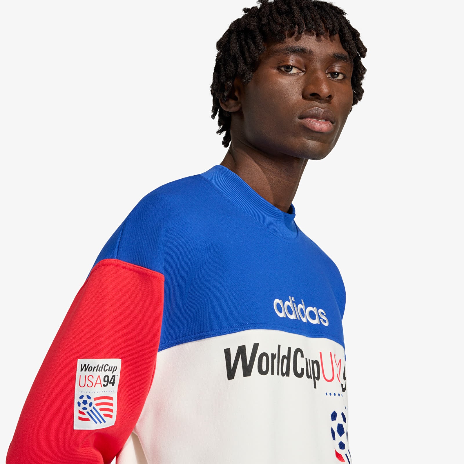 Men's sweatshirts adidas Graphic Sweatshirt Team Royal Blue/ Cloud White