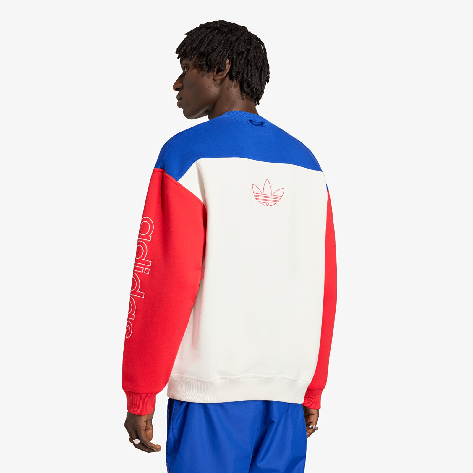 Men's sweatshirts adidas Graphic Sweatshirt Team Royal Blue/ Cloud White