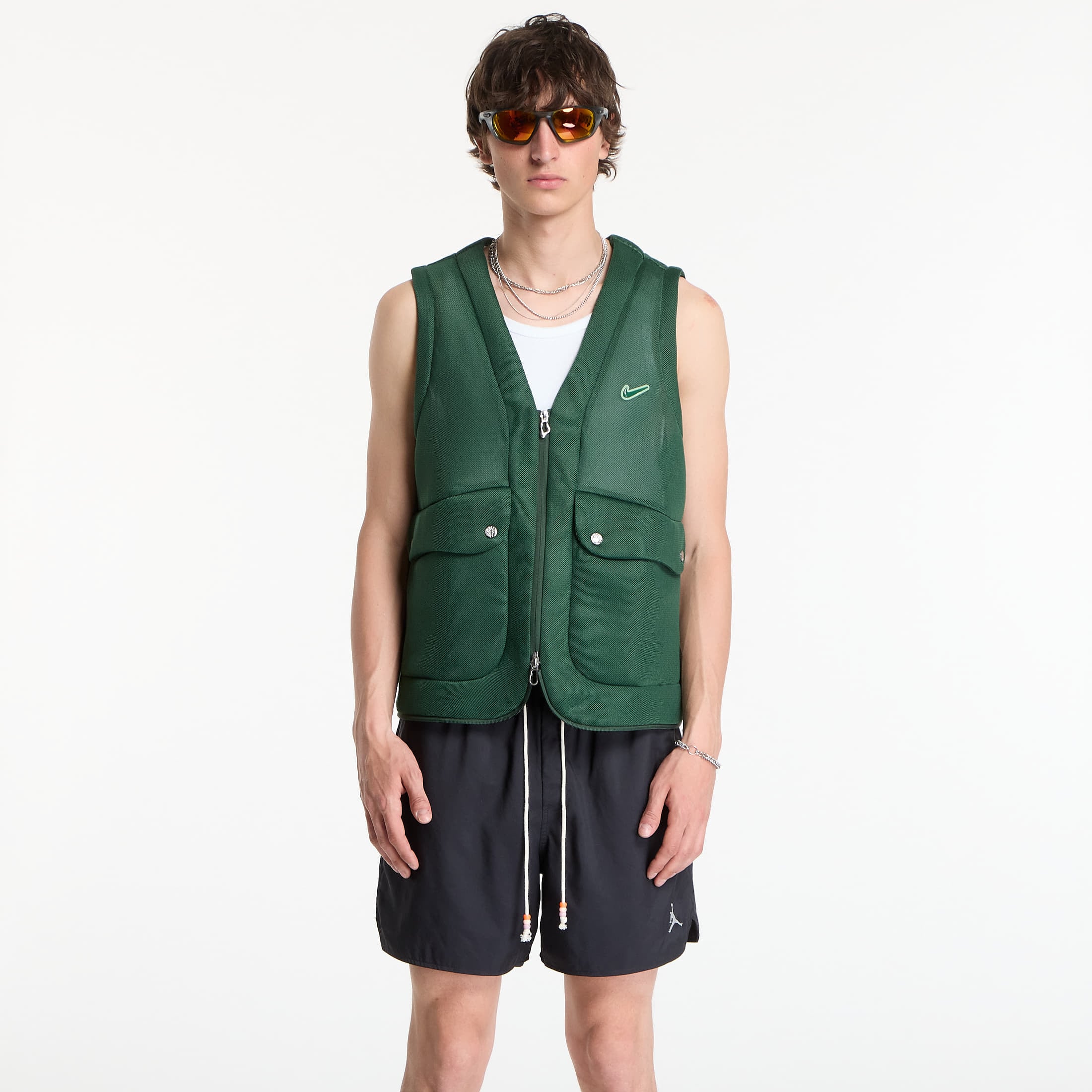 Nike Project F.R.O.G. Men's Bubble Pod Vest Fir/ Barely Volt/ Fir M