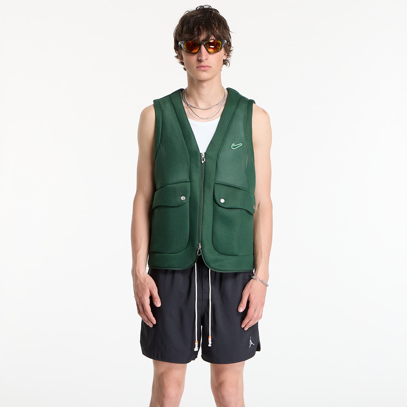 Meeste vestid Nike Project F.R.O.G. Men's Bubble Pod Vest Fir/ Barely Volt/ Fir