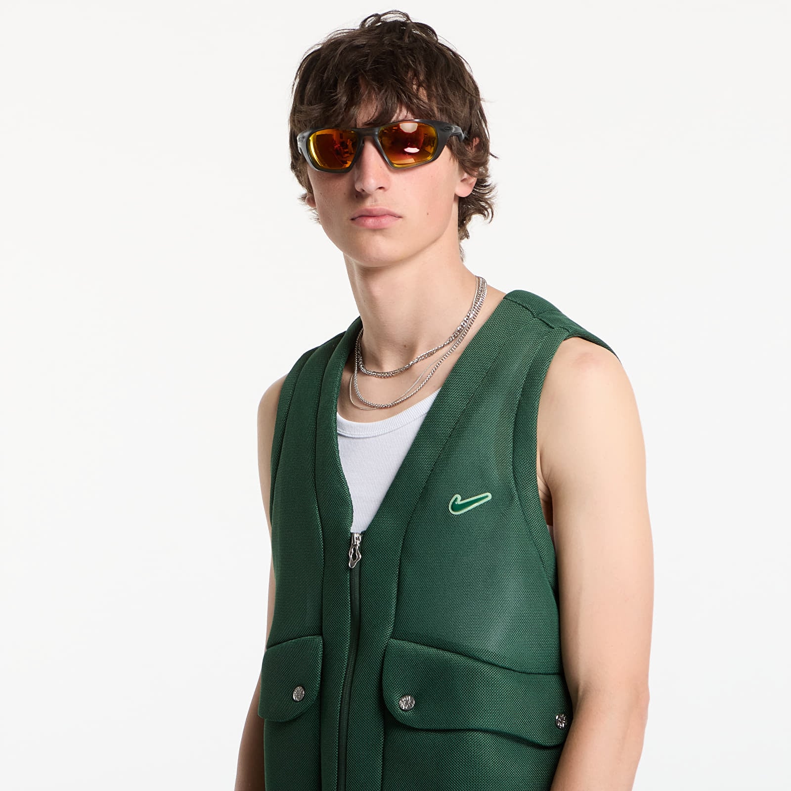 Meeste vestid Nike Project F.R.O.G. Men's Bubble Pod Vest Fir/ Barely Volt/ Fir