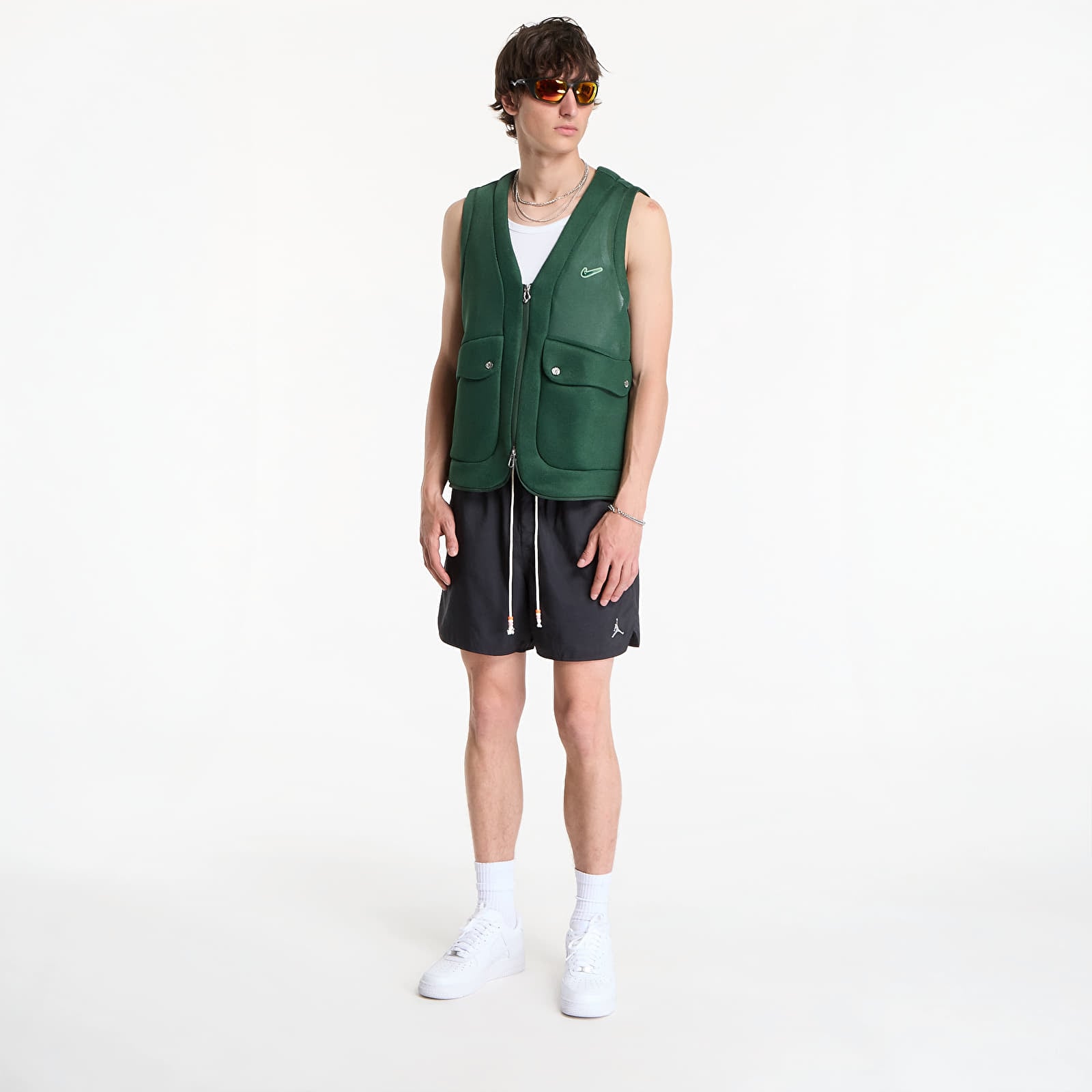 Meeste vestid Nike Project F.R.O.G. Men's Bubble Pod Vest Fir/ Barely Volt/ Fir
