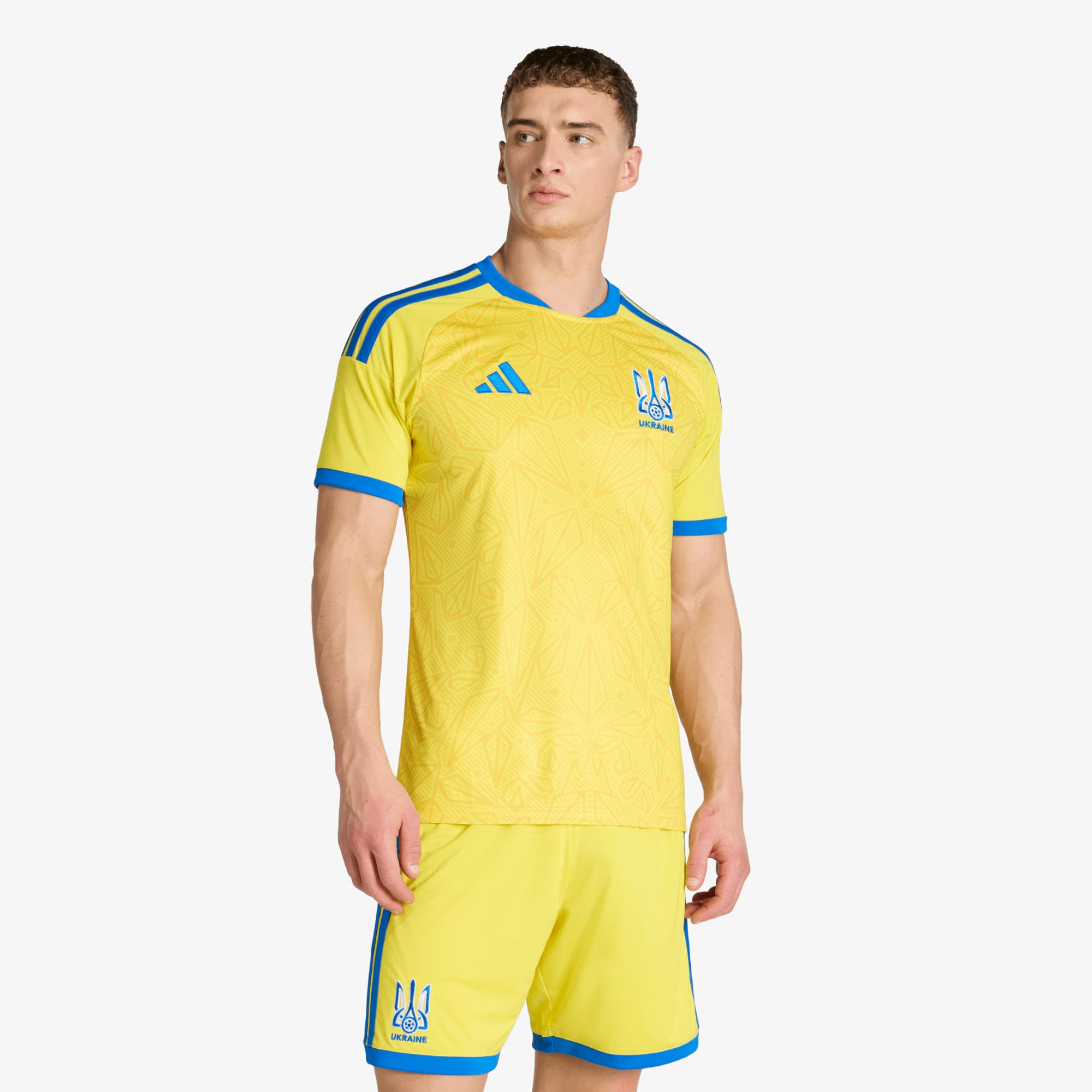 Jersey adidas Ukraine 26 Home Jersey Bright Yellow S