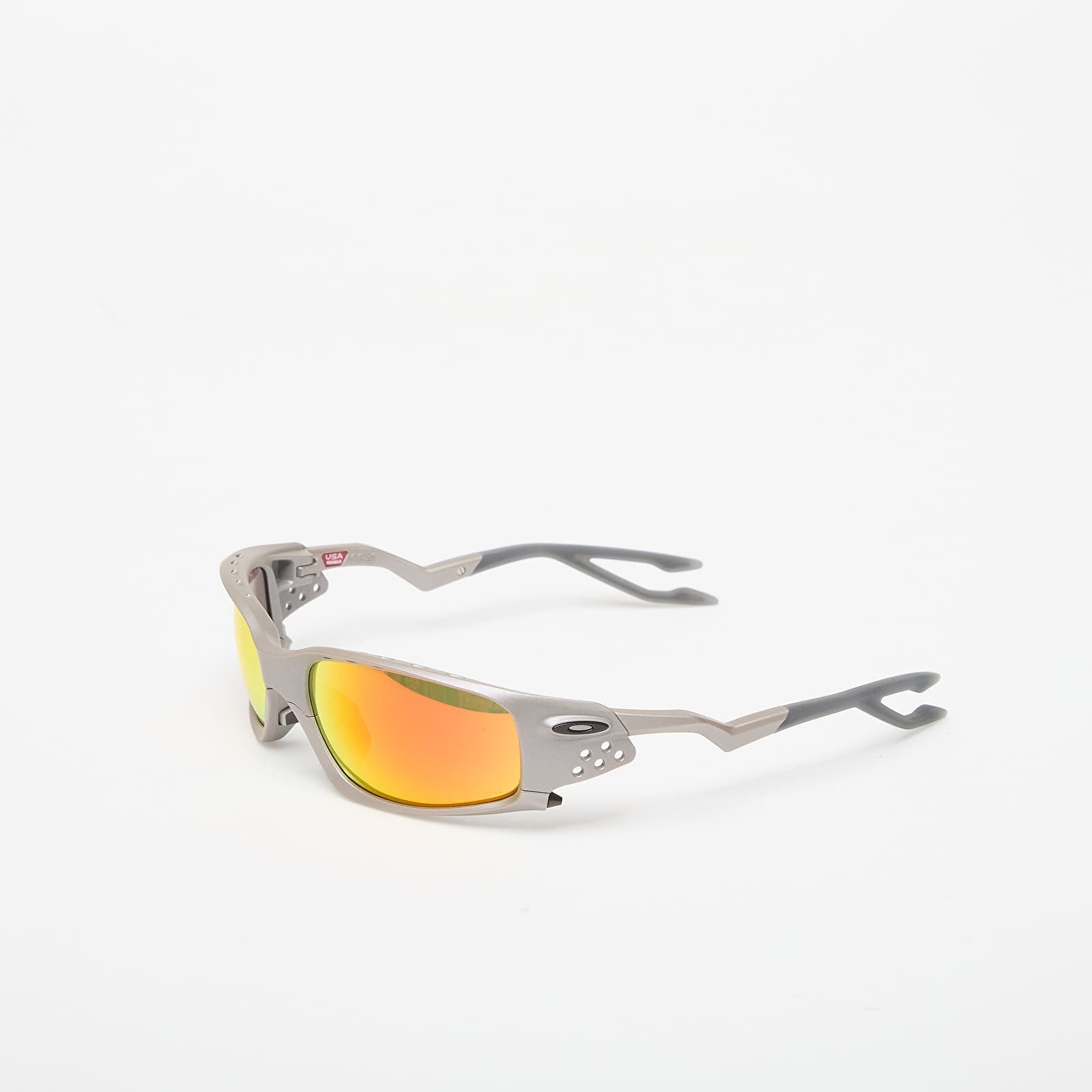 Vīriešu saulesbrilles Oakley Plantaris Sq Titanium/ Prizm Ruby