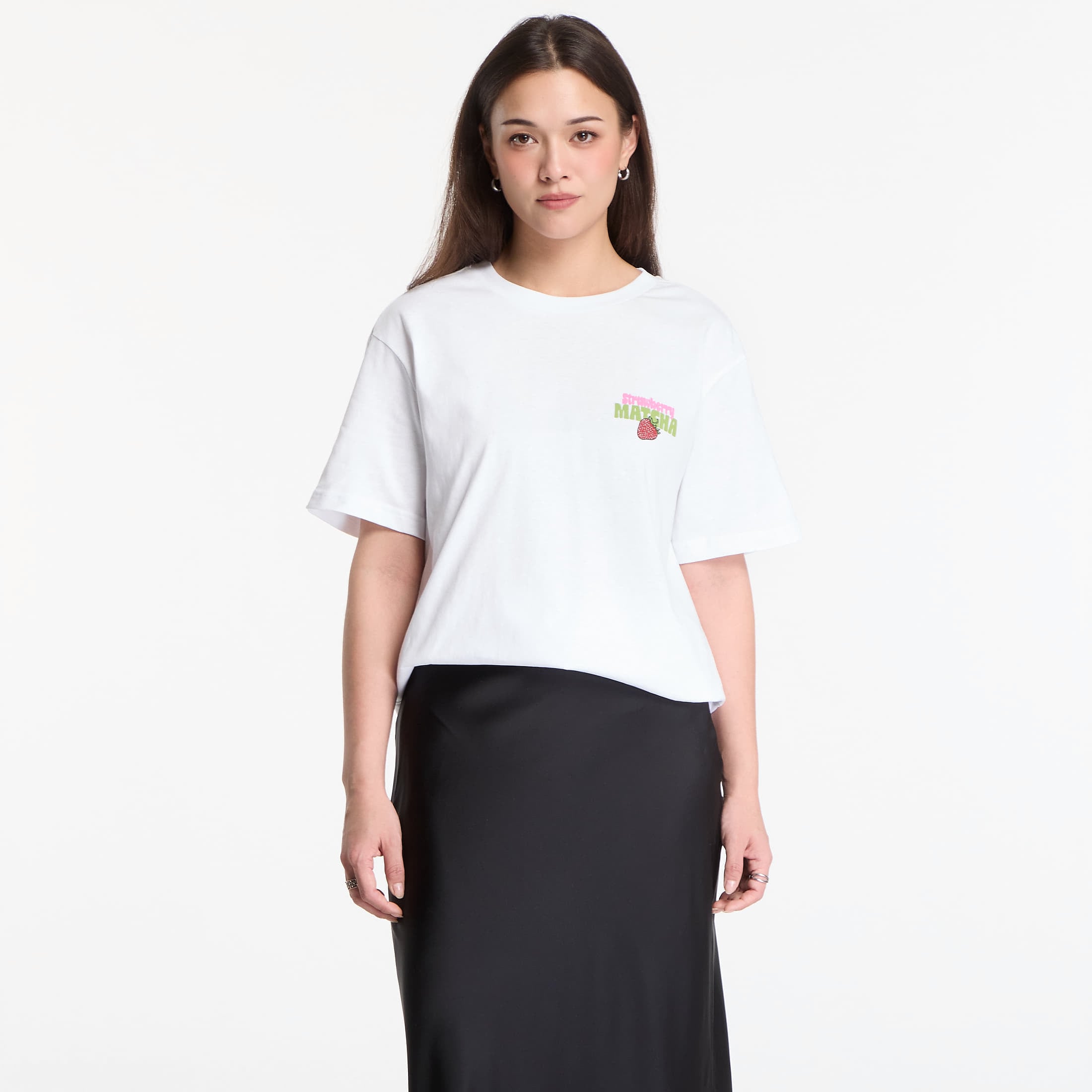 T-shirt Urbanc Classics Strawberry Matcha Tee White XS