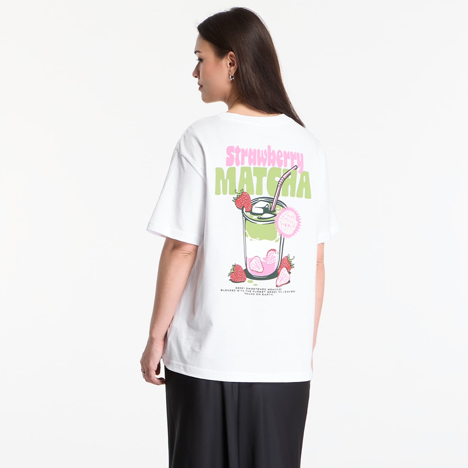 Majice i košulje Urbanc Classics Strawberry Matcha Tee White