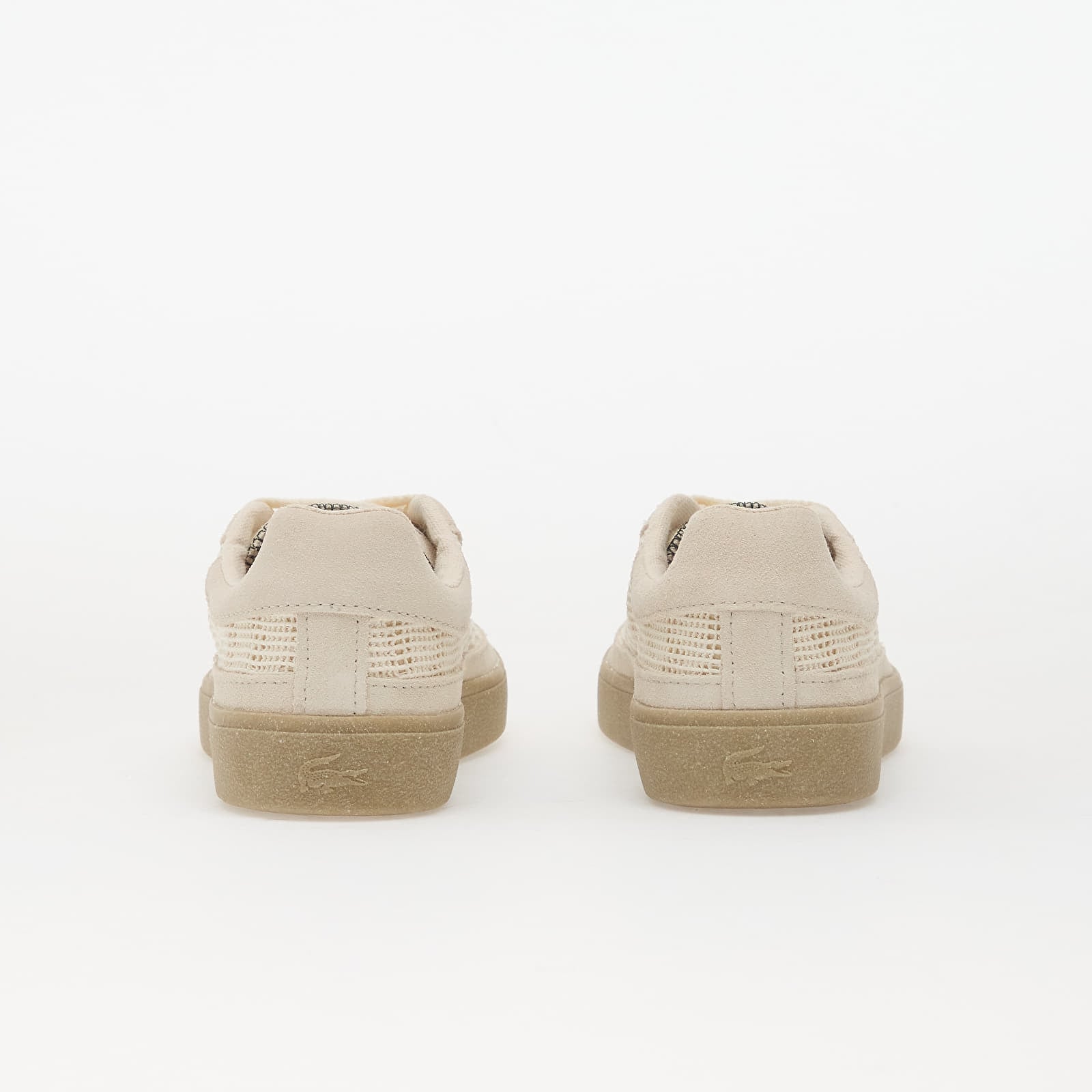 Sneakers og sko til kvinder LACOSTE Baseshot Lite Off White/ lt tan