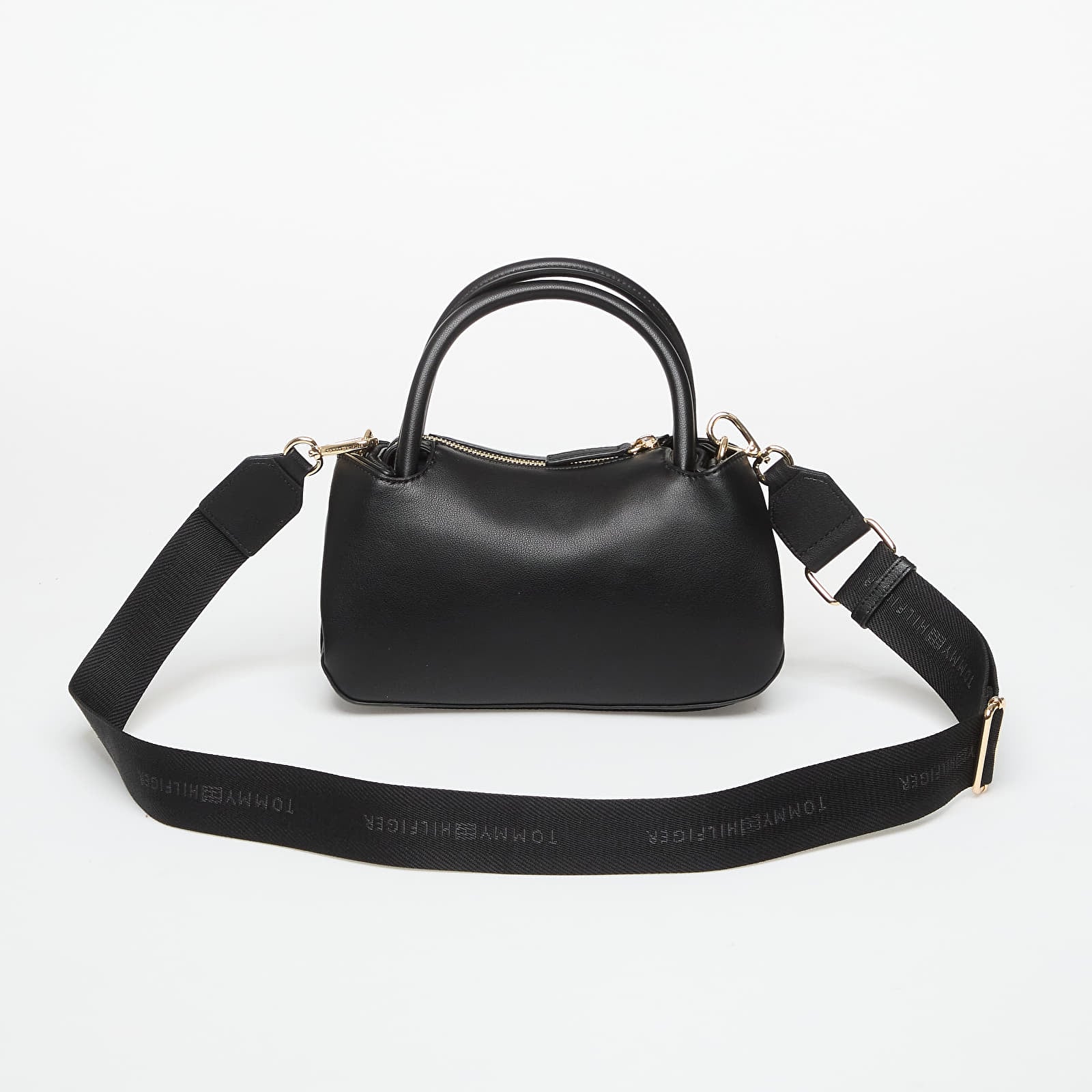 Torebki Tommy Hilfiger Logotape Mini Satchel Black