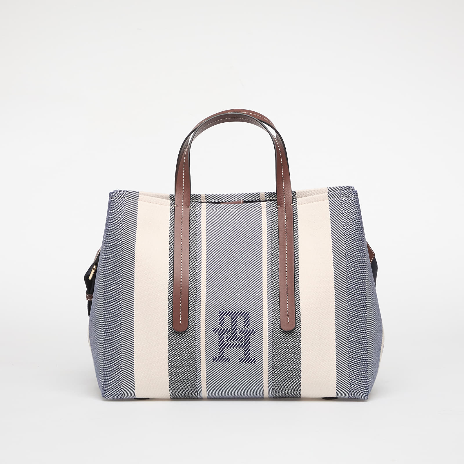 Torebki Tommy Hilfiger City Satchel Jacquard Space Blue