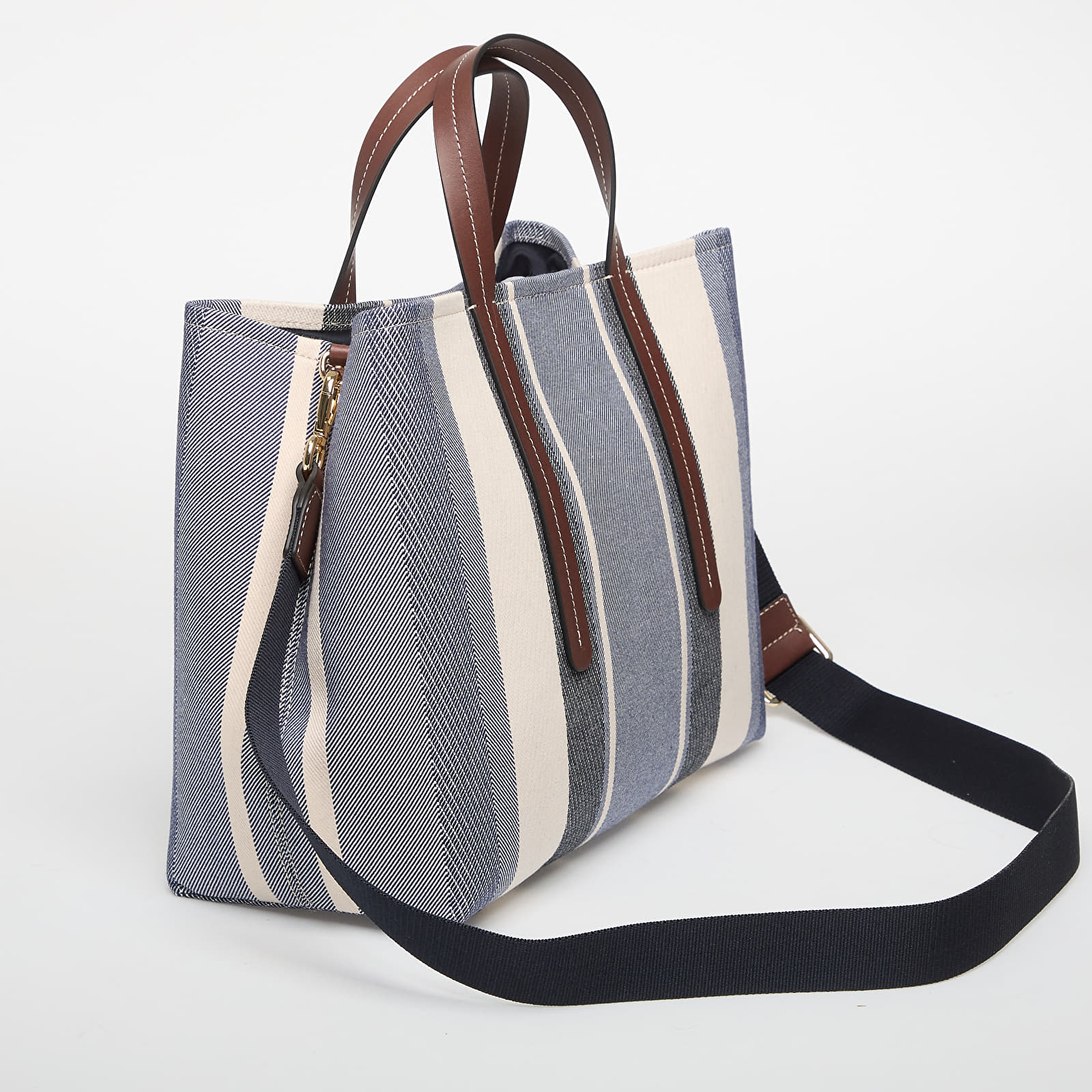 Torebki Tommy Hilfiger City Satchel Jacquard Space Blue