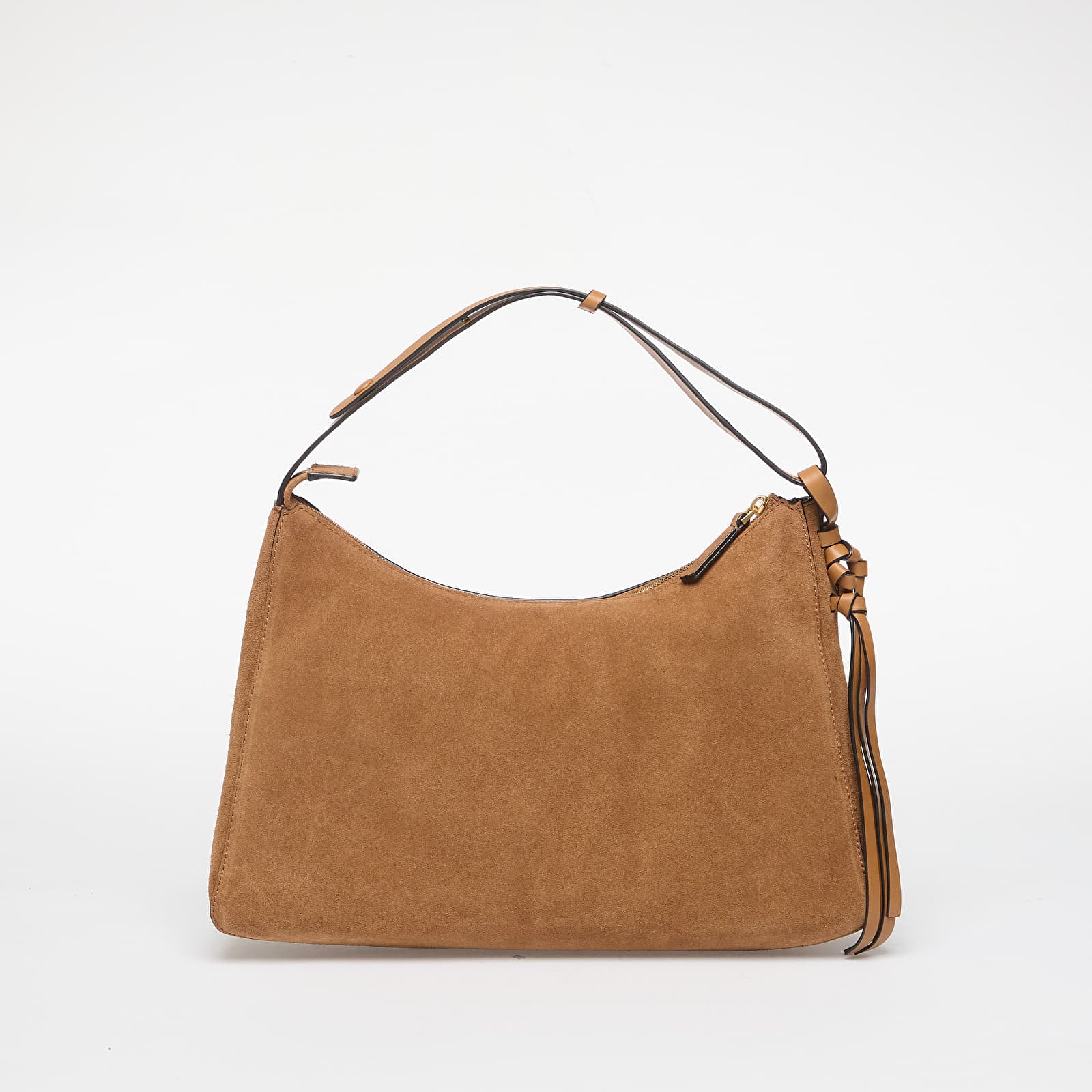 Torebki Tommy Hilfiger Statement Shoulder Bag Suede Cognac