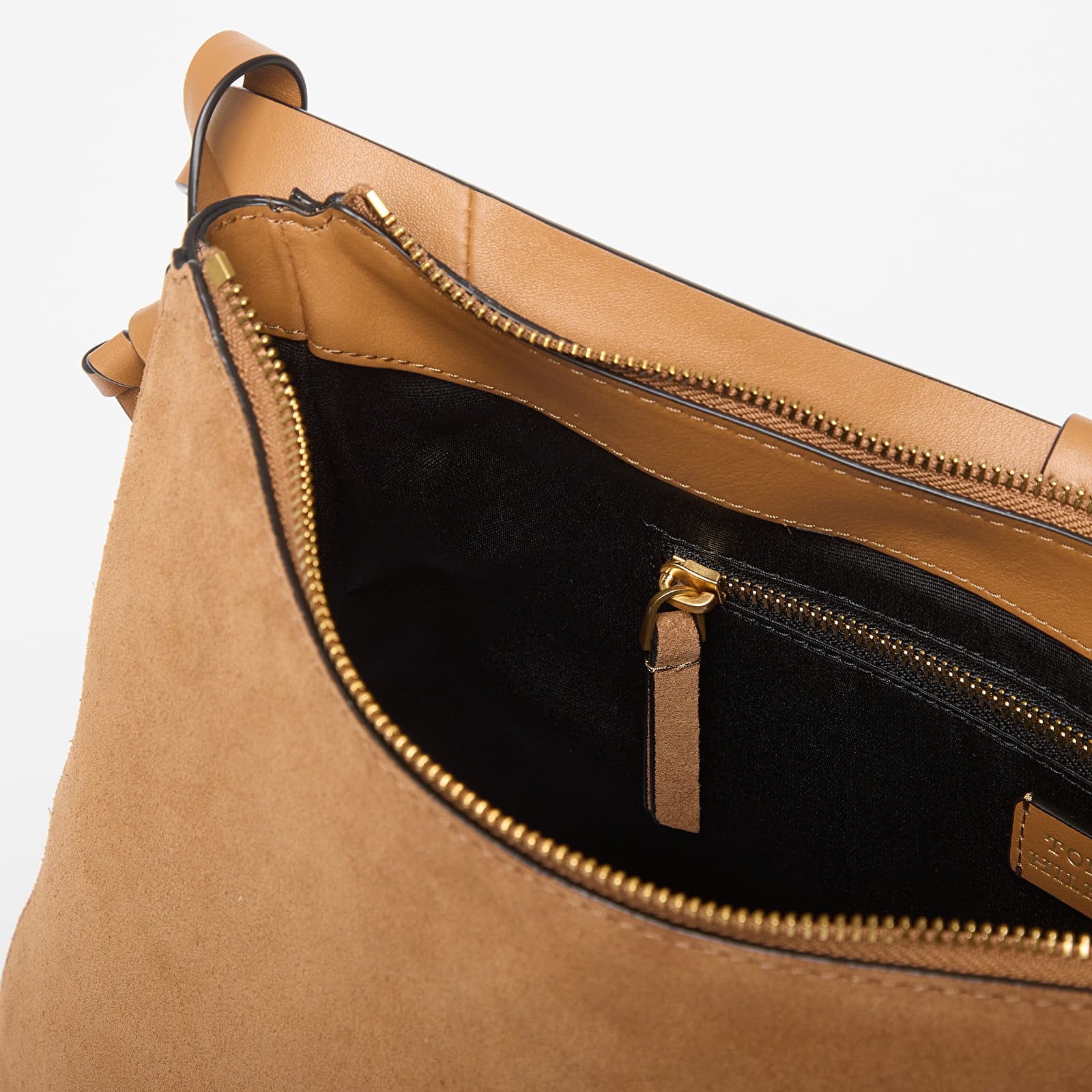 Torebki Tommy Hilfiger Statement Shoulder Bag Suede Cognac