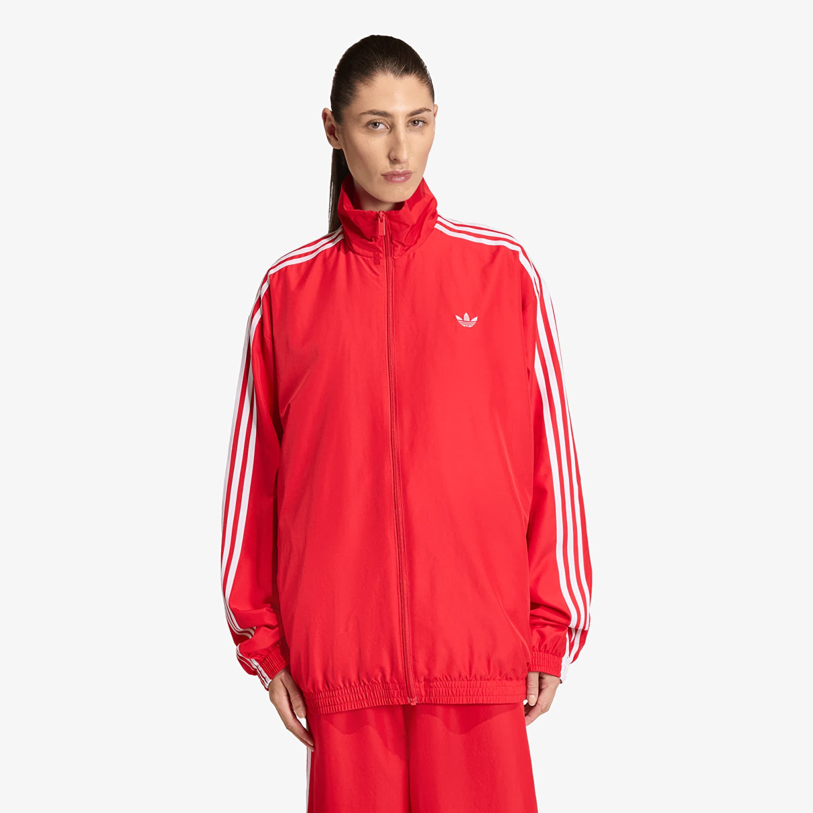 Sweatshirts til kvinder adidas Firebird Adilenium Track Top Better Scarlet/ Black