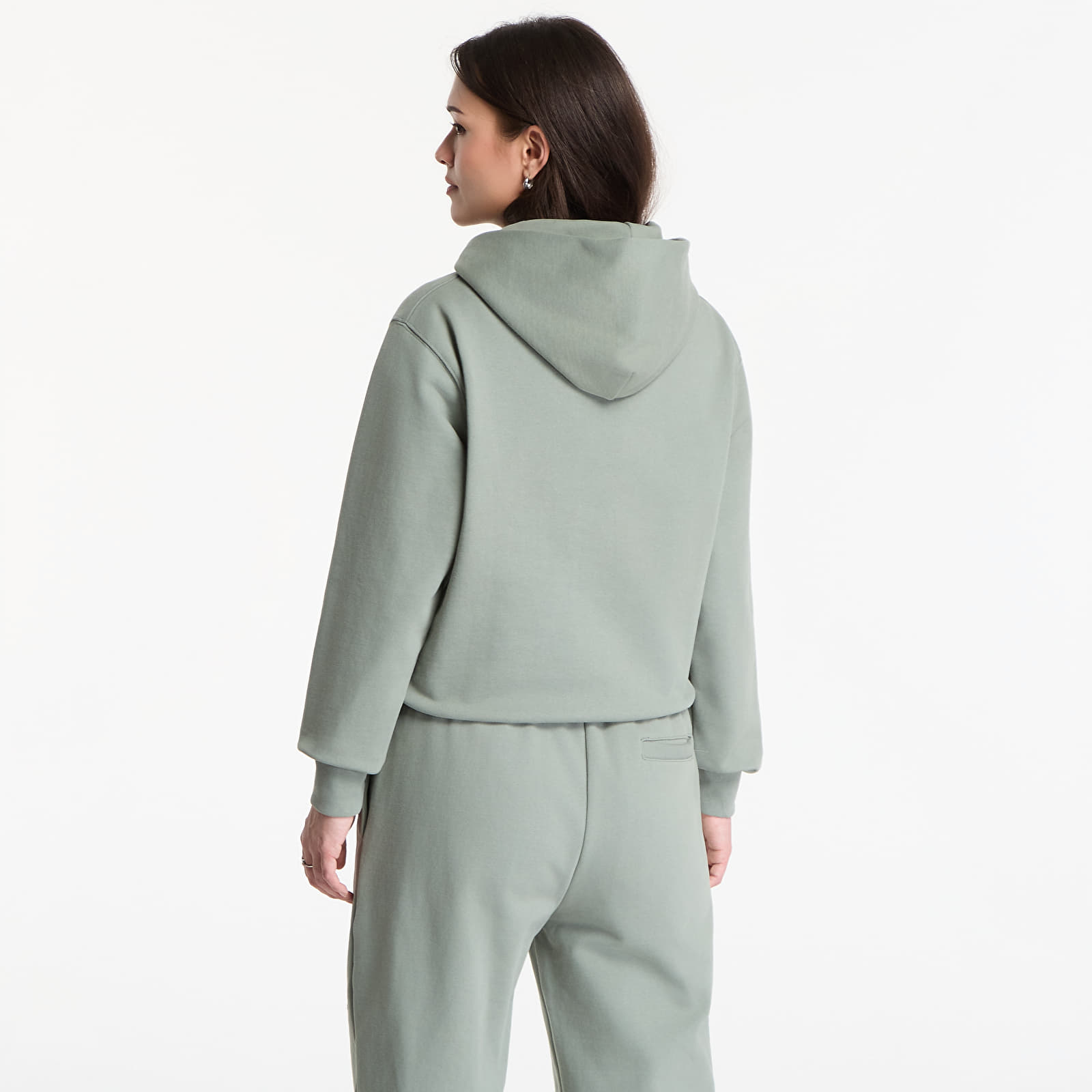 Mikiny Queens Women's Sweats Essential Hoodie Leaf
