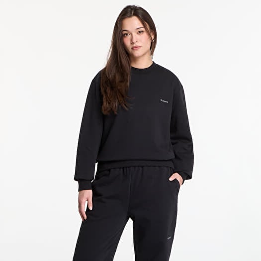 Hoodica Queens Women's Sweats Essential Crewneck Black