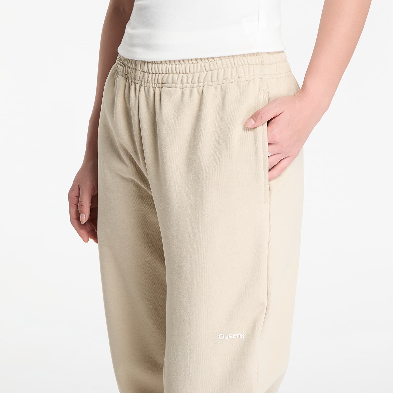 Φόρμες Queens Women's Sweats Essential Sweatpants Sand