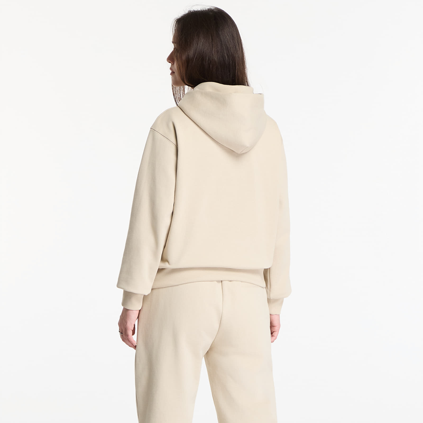 Bluzy Queens Women's Sweats Essential Hoodie Sand