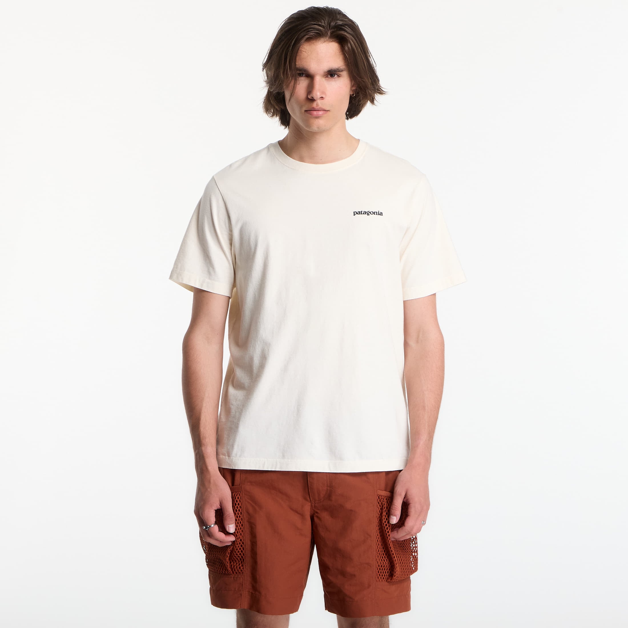 T-shirt Patagonia M'S P-6 Logo T-Shirt Undyed Natural L