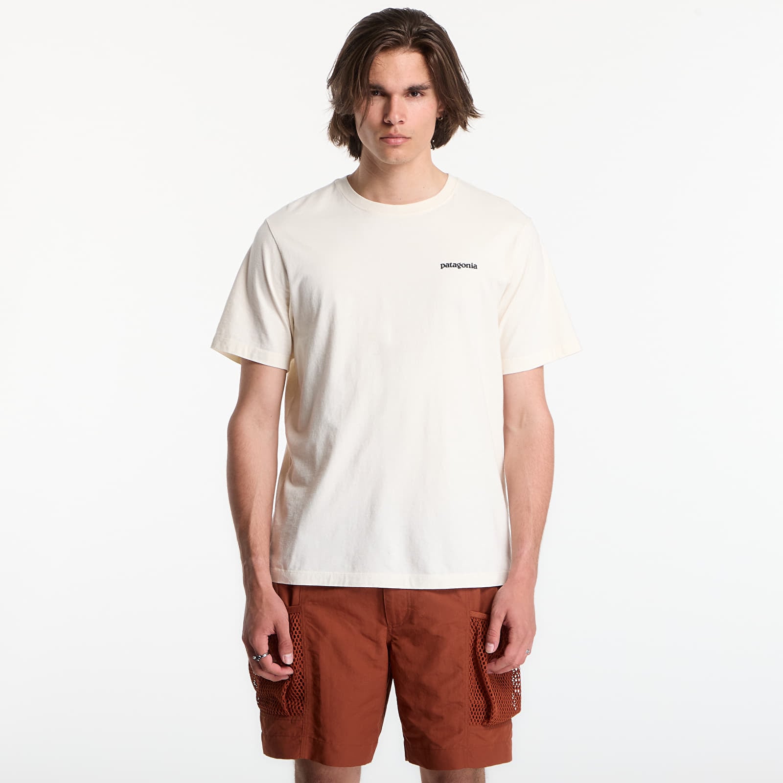 Majice i košulje Patagonia M'S P-6 Logo T-Shirt Undyed Natural