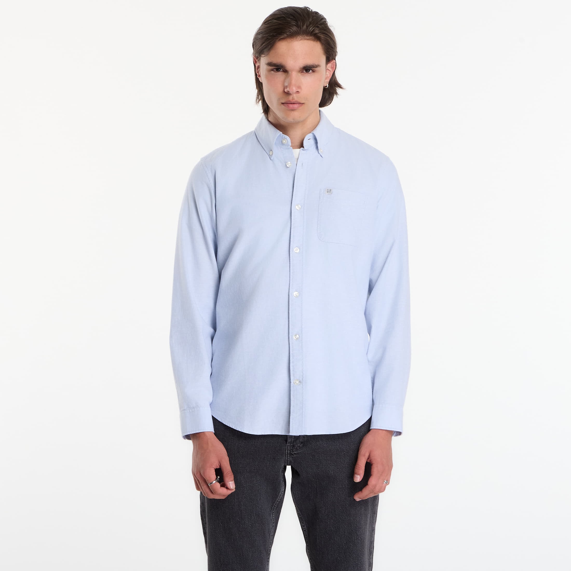 Πουκάμισο GAP Intl Ls Standard Oxford - Logo M