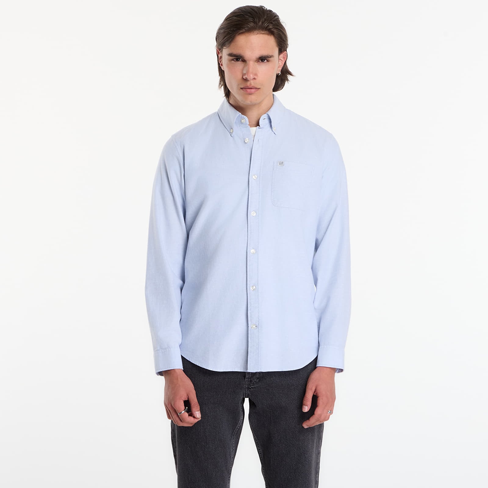 Shirts GAP Intl Ls Standard Oxford - Logo