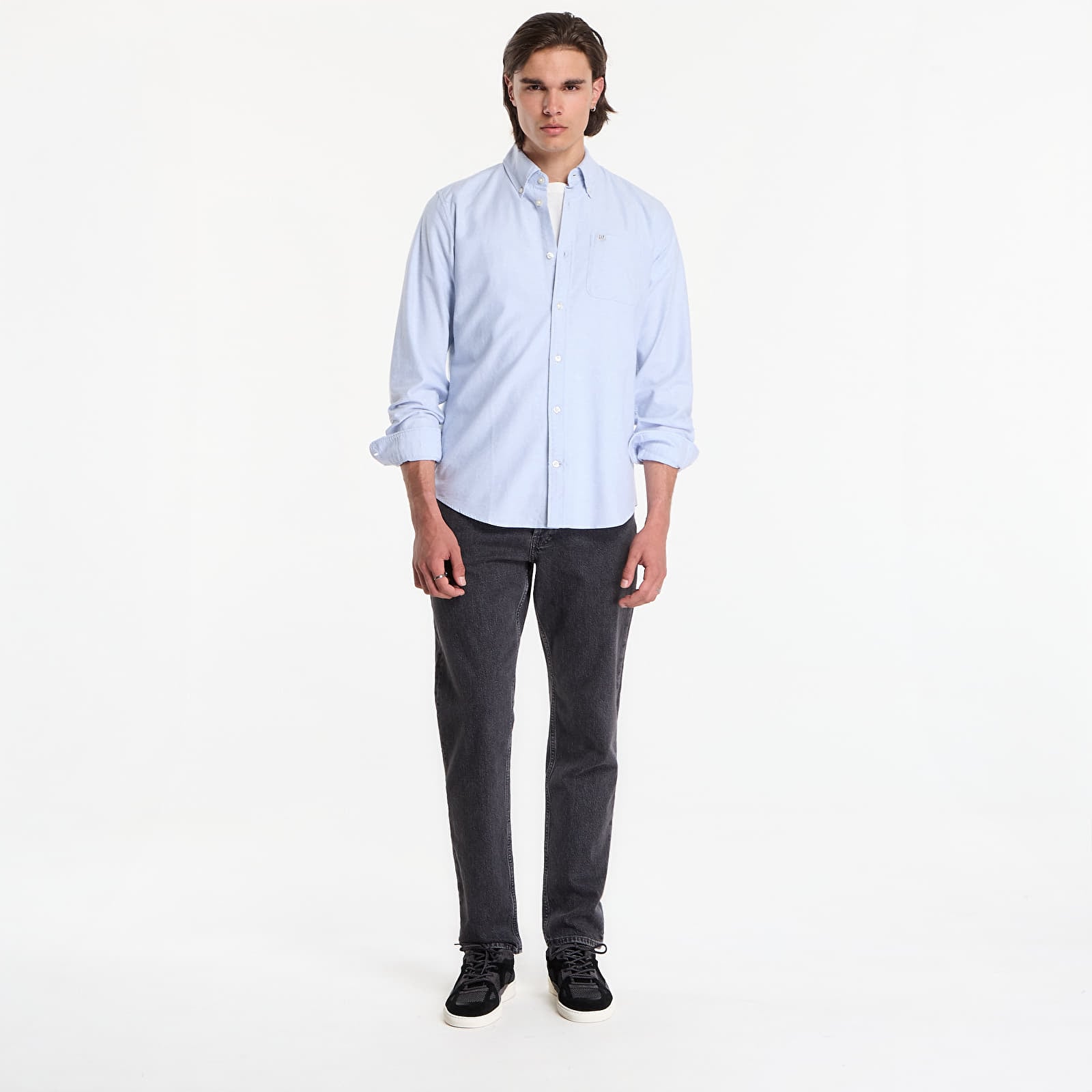 Shirts GAP Intl Ls Standard Oxford - Logo