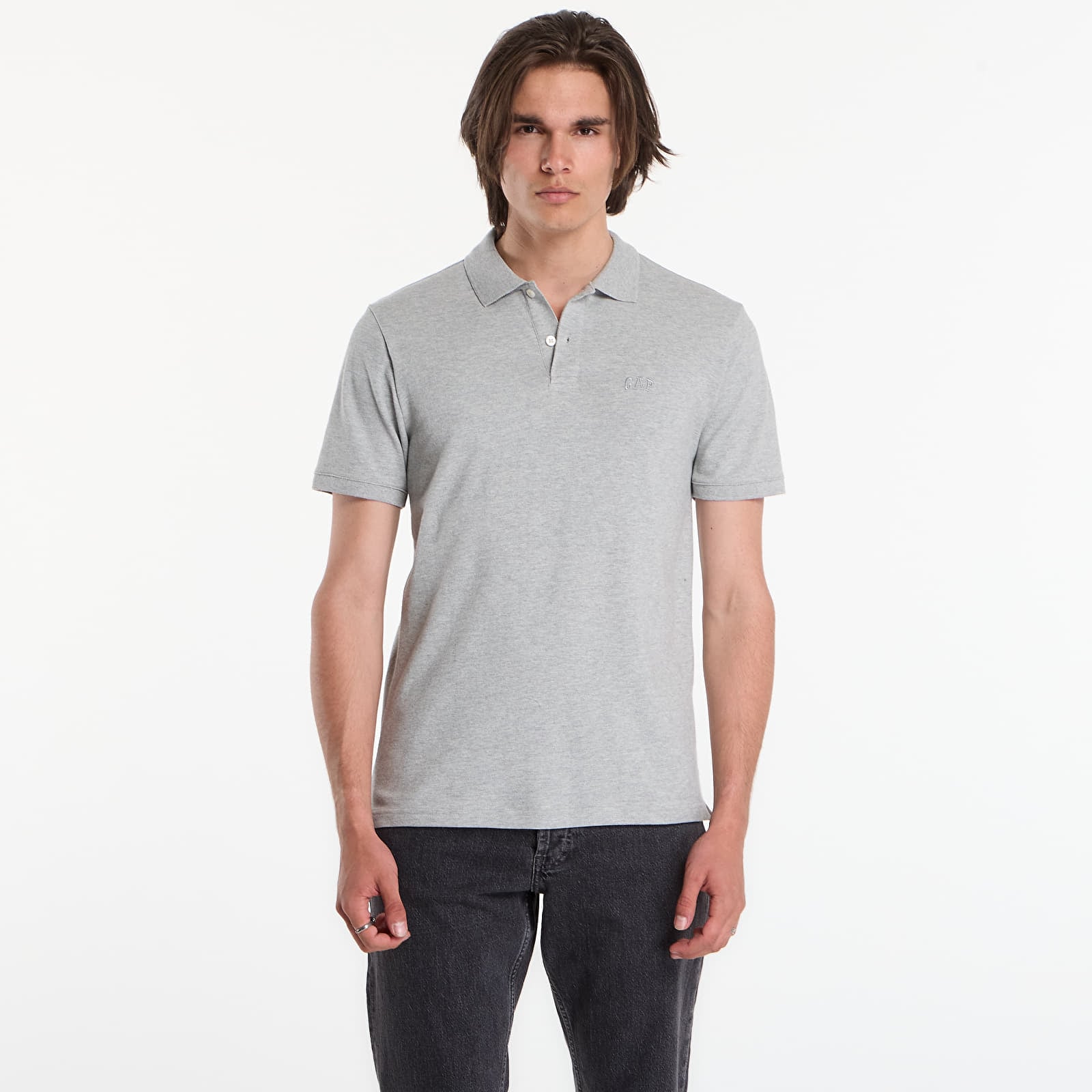 T-shirts GAP F-Logo Pk Polo Grey