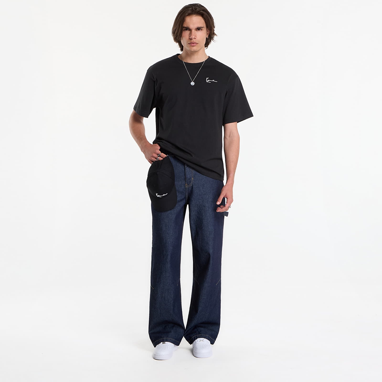 Majice i košulje Karl Kani Signature Oversized T-Shirt Black