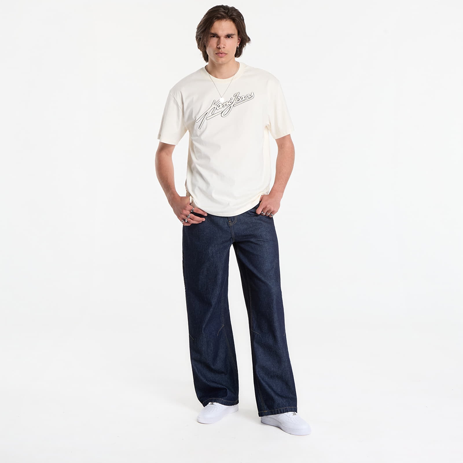 Majice i košulje Karl Kani Kani Jeans Oversized T-Shirt White