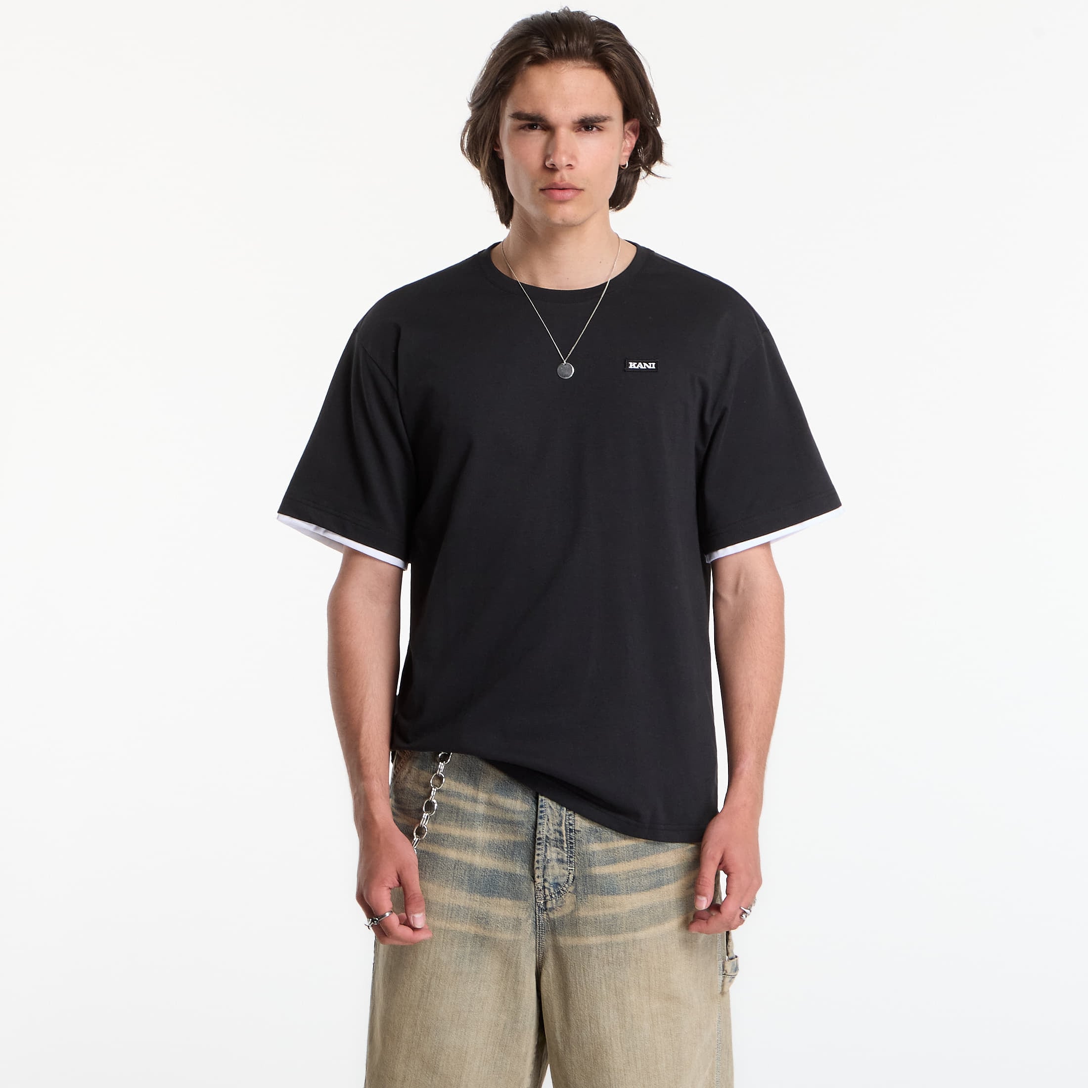 T-shirt Karl Kani Retro Oversized T-Shirt Black S