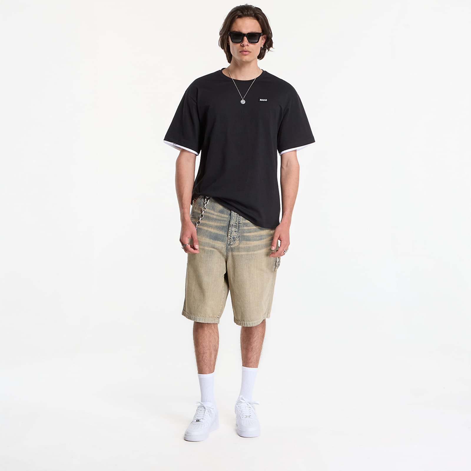 T-shirts  Karl Kani Retro Oversized T-Shirt Black