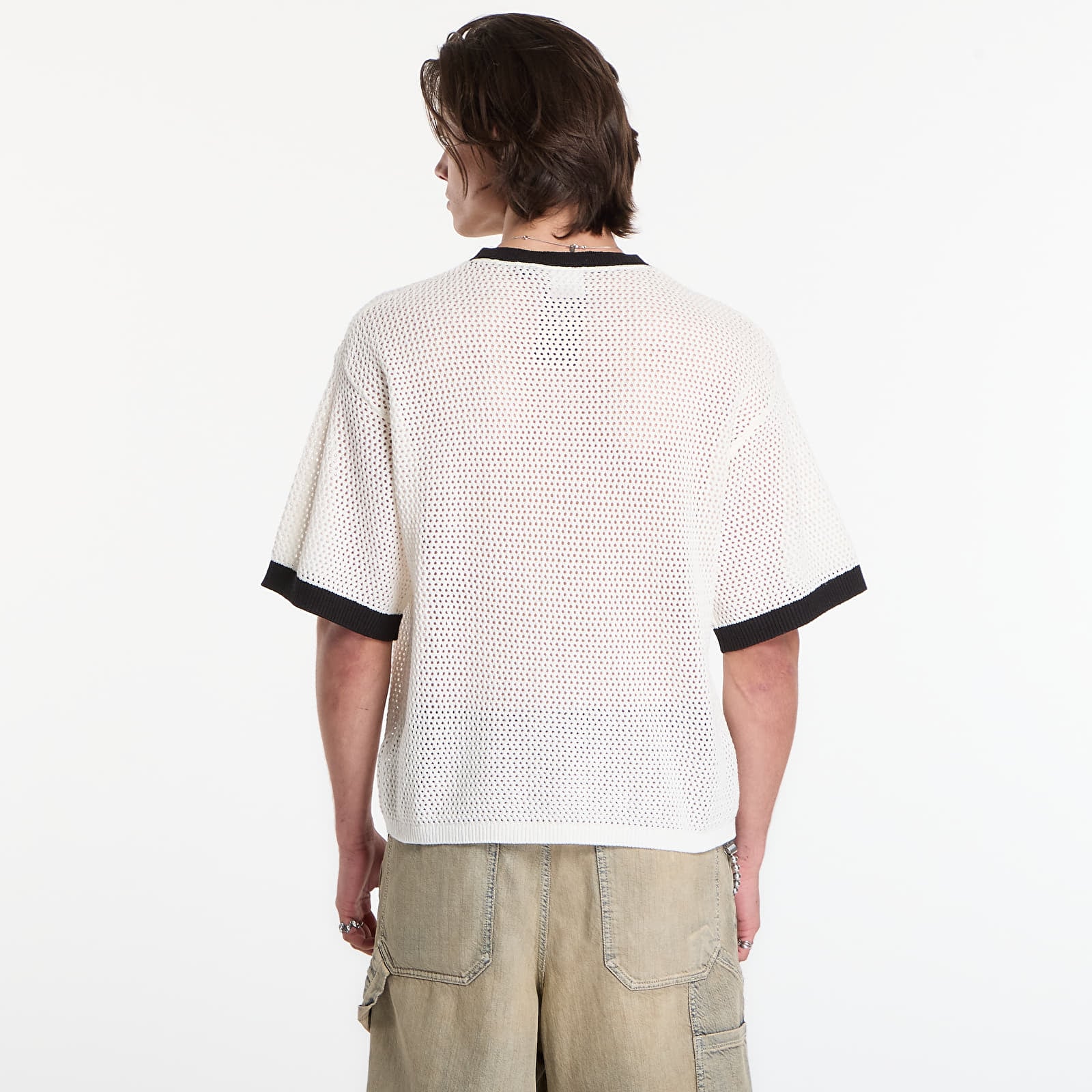 T-shirts Karl Kani Cursive Varsity Crochet Boxy T-Shirt White