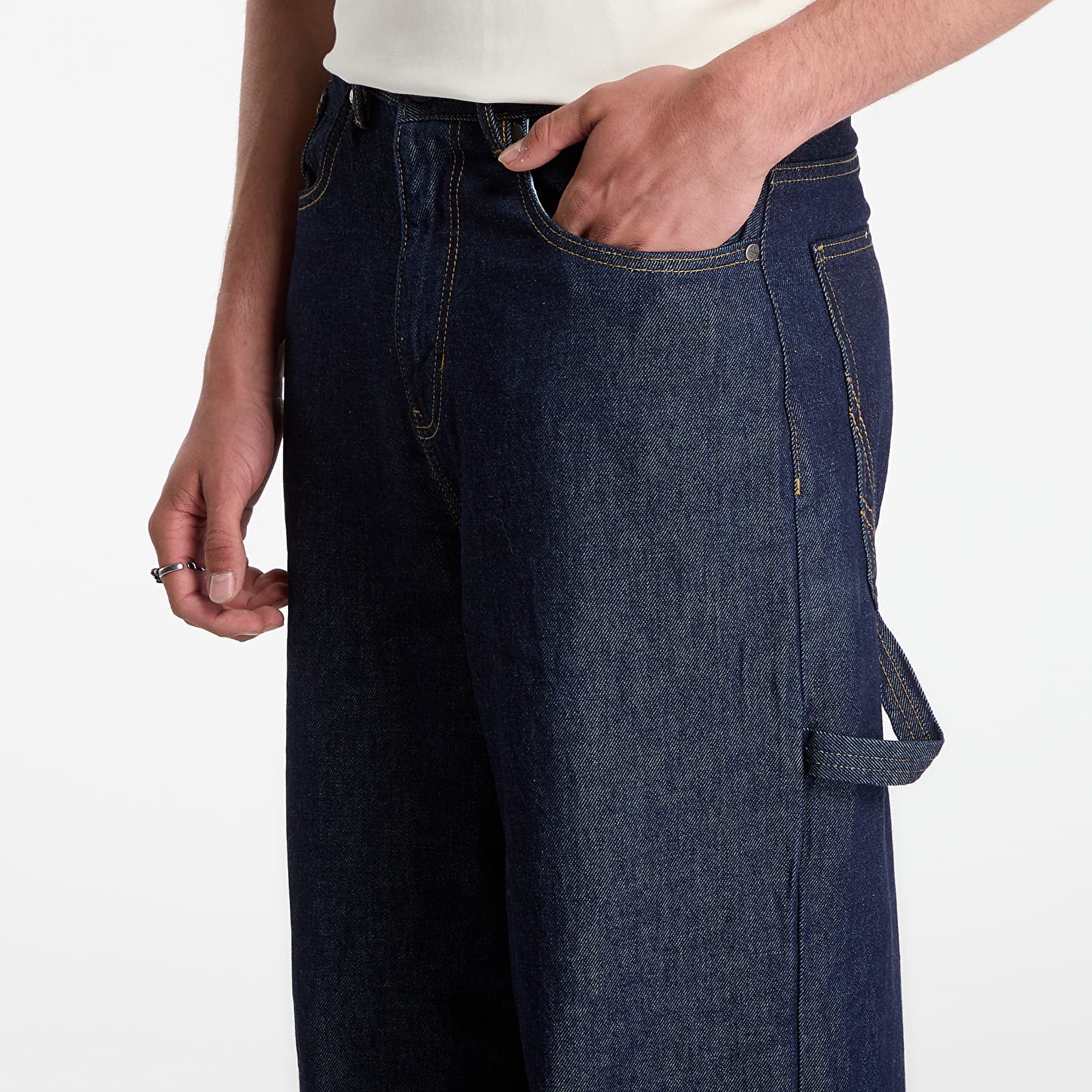 Jeans Karl Kani Og Rinsed Relaxed Baggy Workwear Jeans Blue