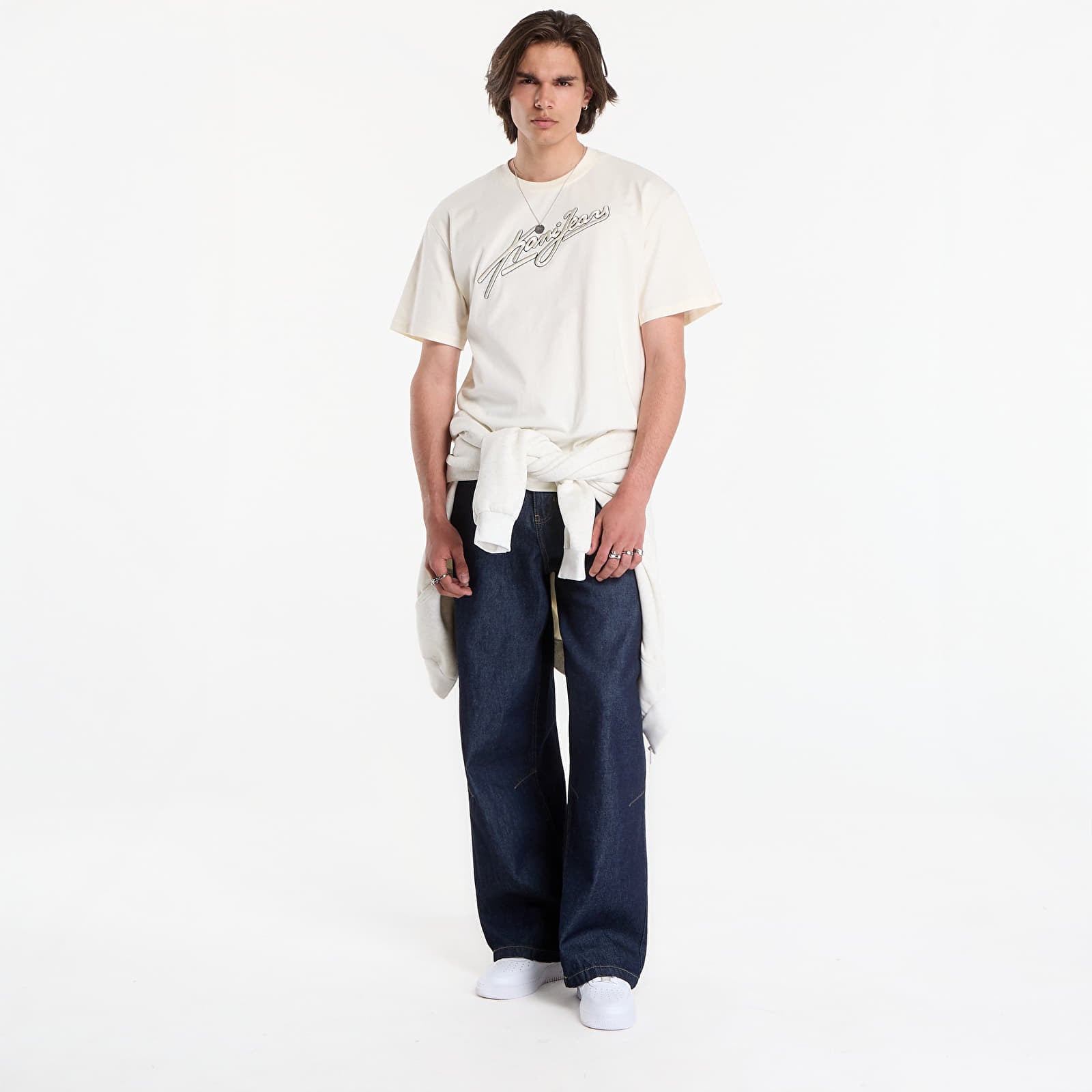 Jeans Karl Kani Og Rinsed Relaxed Baggy Workwear Jeans Blue