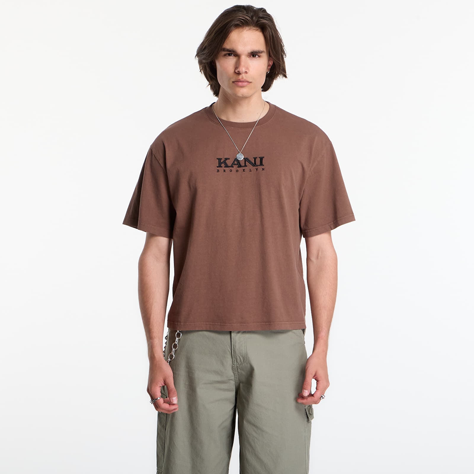 Majice i košulje Karl Kani Retro Stencil Boxy T-Shirt Brown