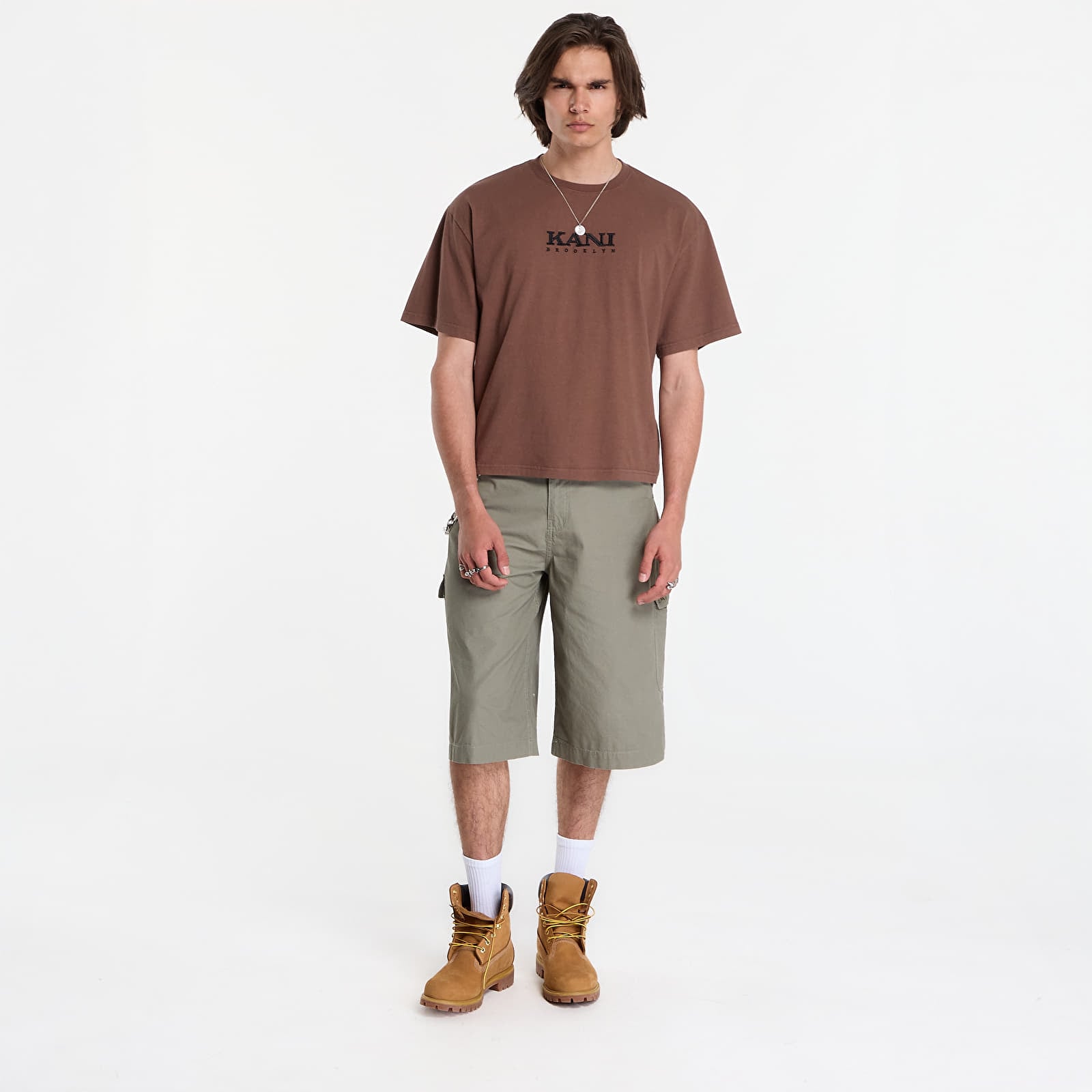 Majice i košulje Karl Kani Retro Stencil Boxy T-Shirt Brown