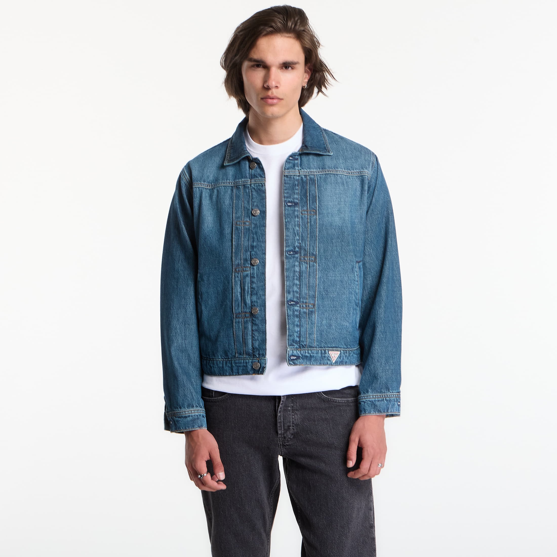 Μπουφάν Guess Jeans Clint Jacket Sanford Clean L