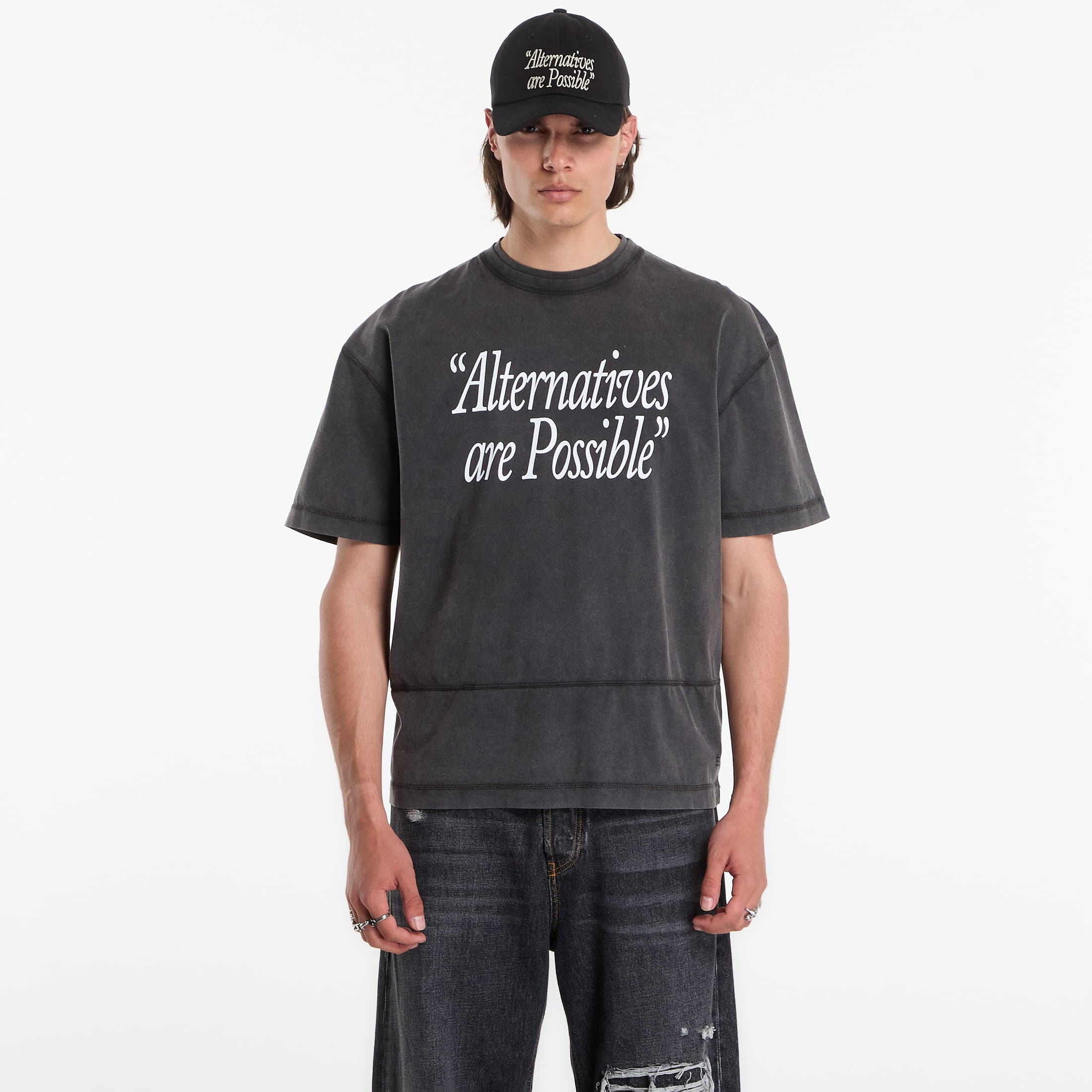 T-shirt Études Studio Relax T-Shirt Options Dark Grey S