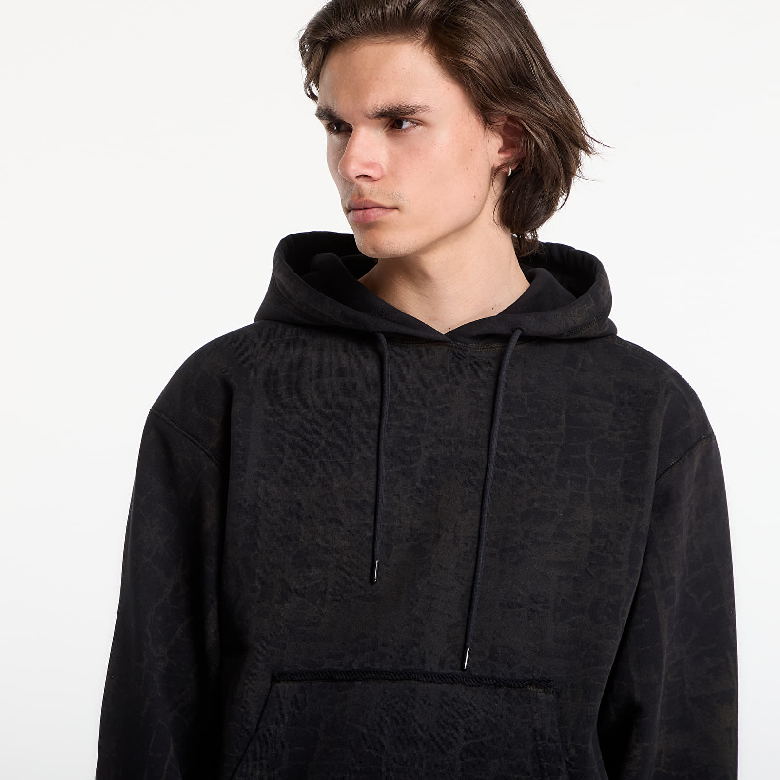 Mikiny Études Studio Relax Hoodie Options Crackled Black