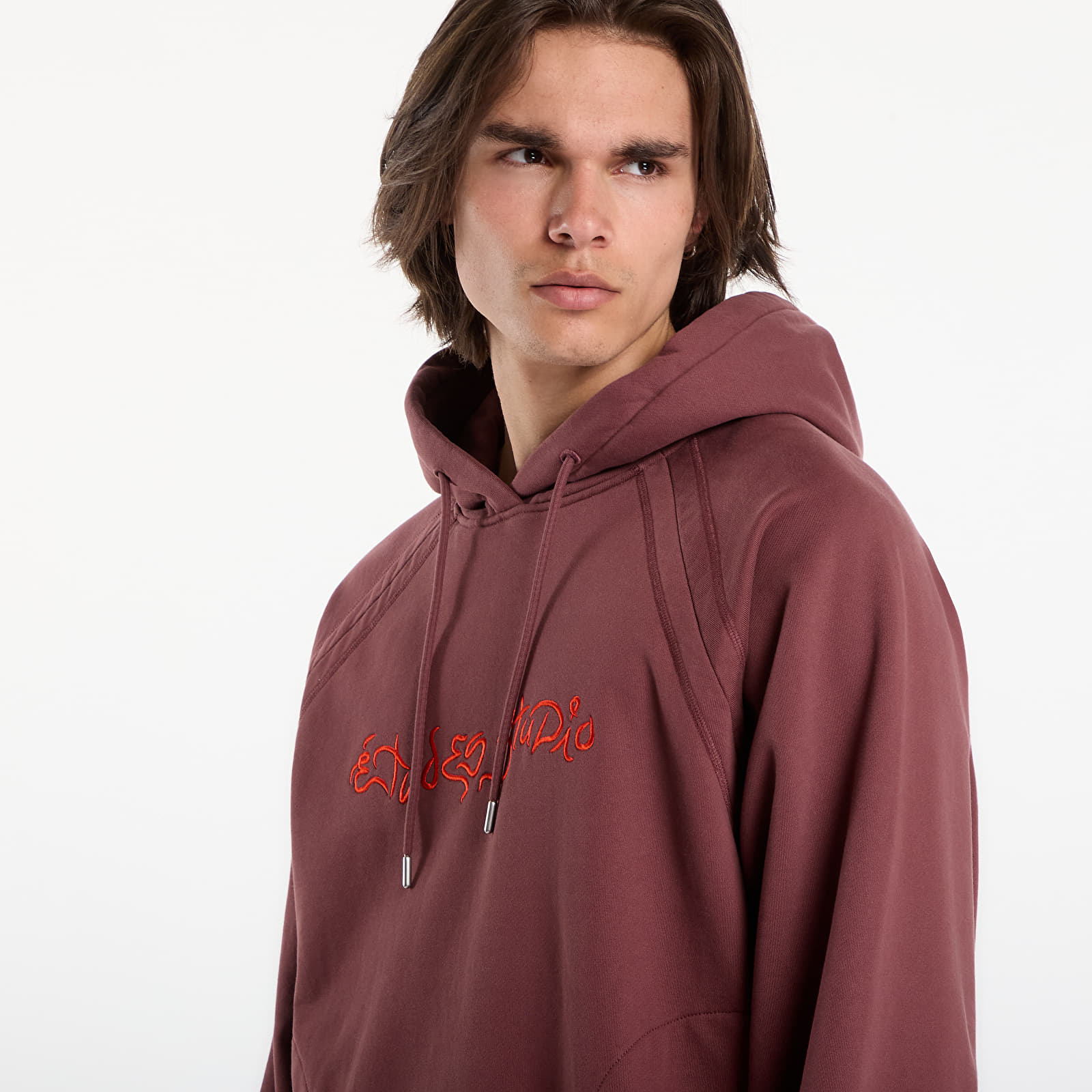 Dukserice Études Studio Oversize Hoodie Dream Dark Red
