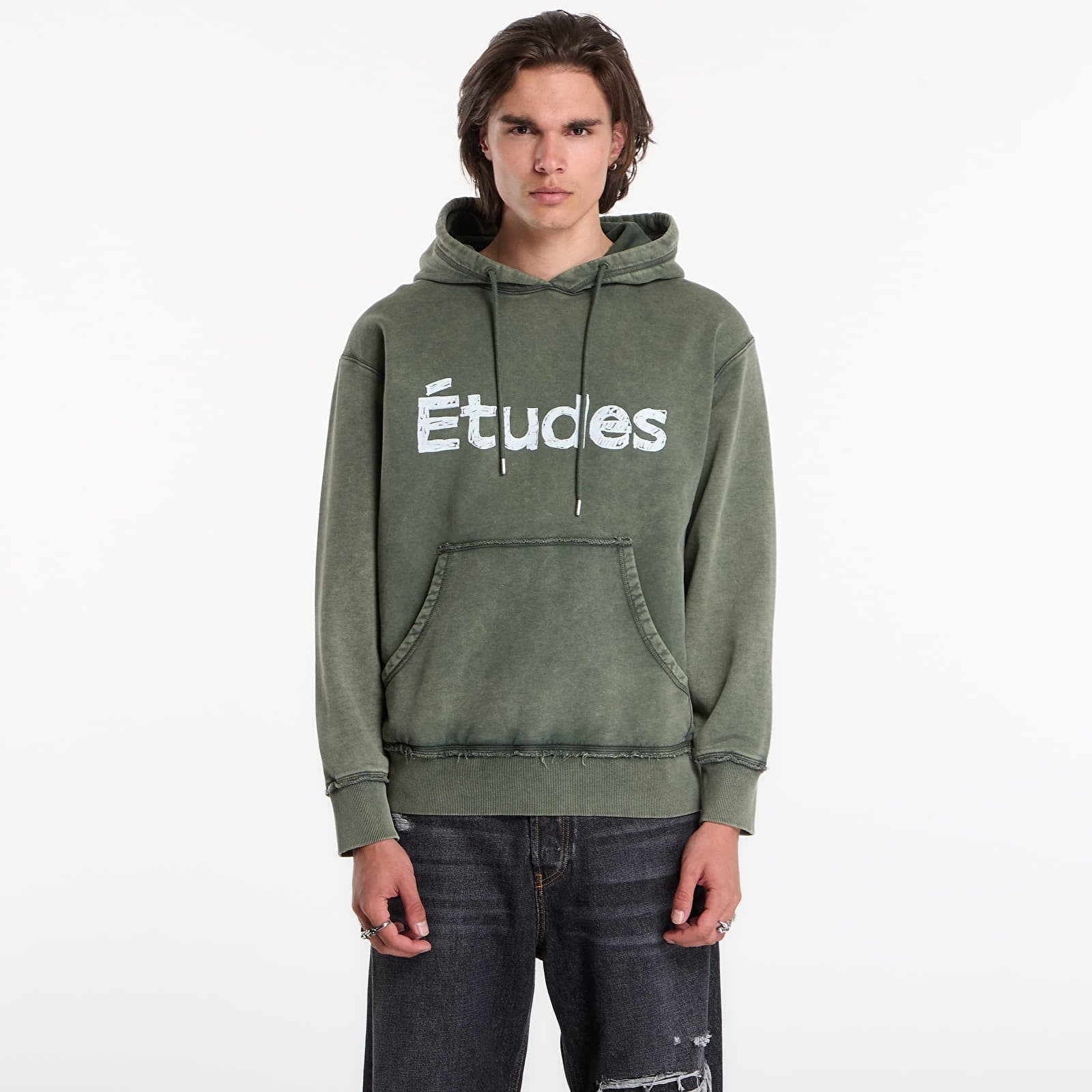 Mikiny Études Studio Relax Hoodie Etudes Dark Green