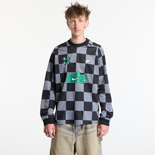 Jersey Nike Sportswear Club Men's Goalie Top Smoke Grey/ Black/ Malachite