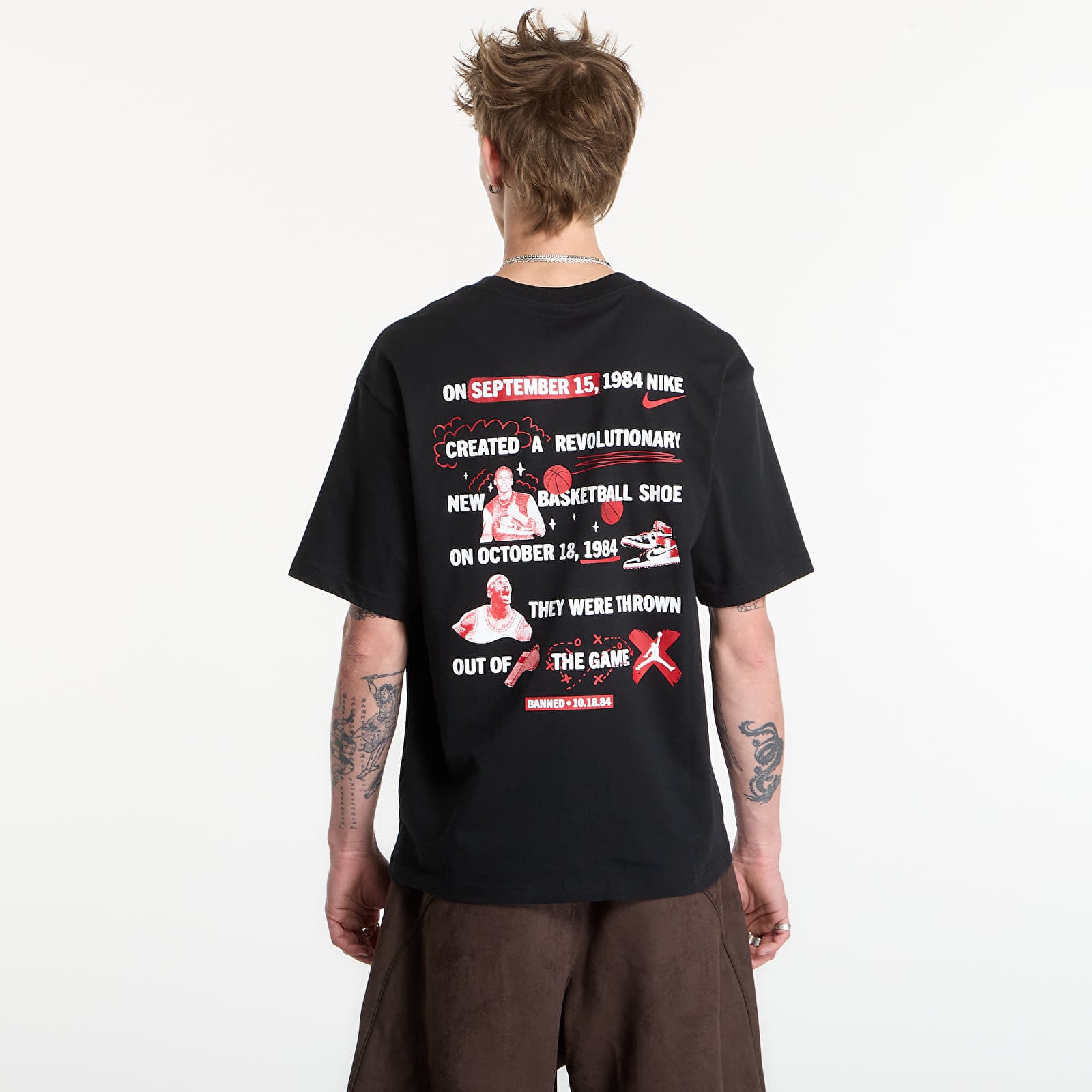 T-Shirts Männer Jordan Brooklyn Men's T-Shirt Black