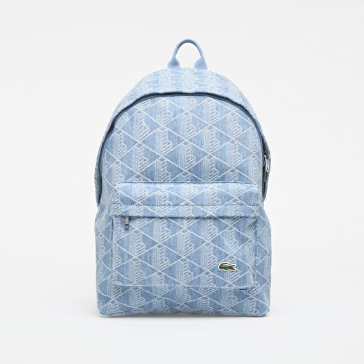 Rucsac LACOSTE Backpack Silver Chine/ Black-Silver Chine