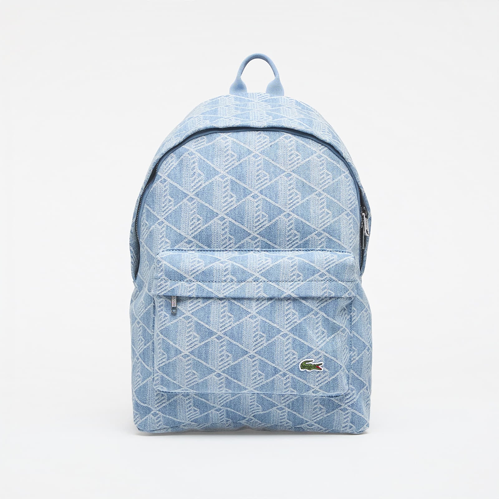 Ruksaci LACOSTE Backpack Silver Chine/ Black-Silver Chine
