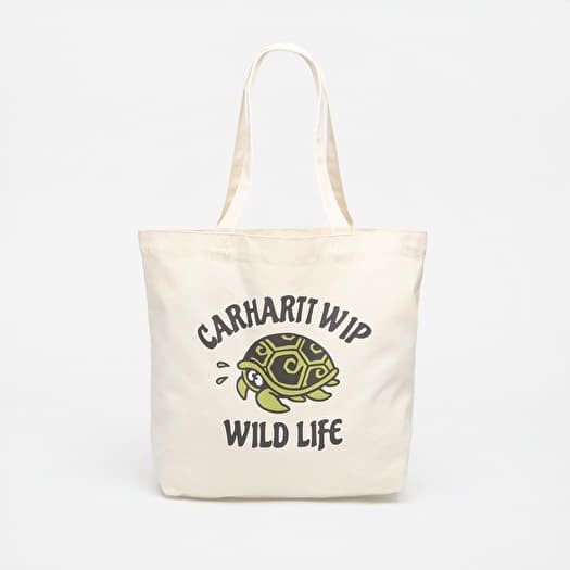Carhartt WIP Canvas Graphic Tote Wild Life Print/ Natural