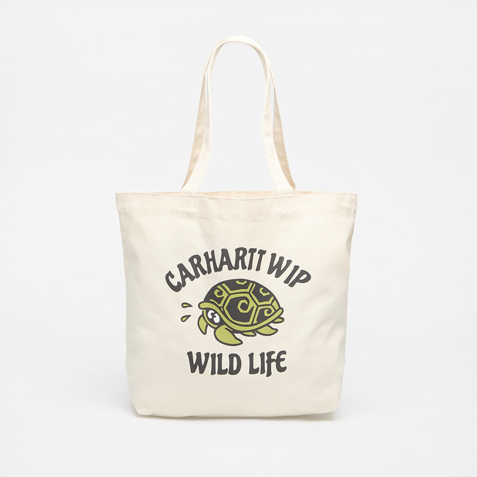 Crossbody torbe Carhartt WIP Canvas Graphic Tote Wild Life Print/ Natural