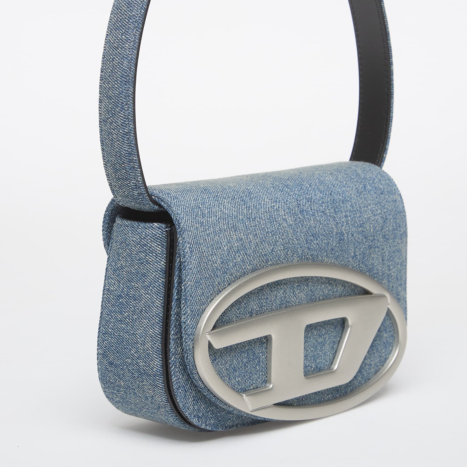 Rankinės Diesel 1Dr Shoulder Bag Medium Blue Denim