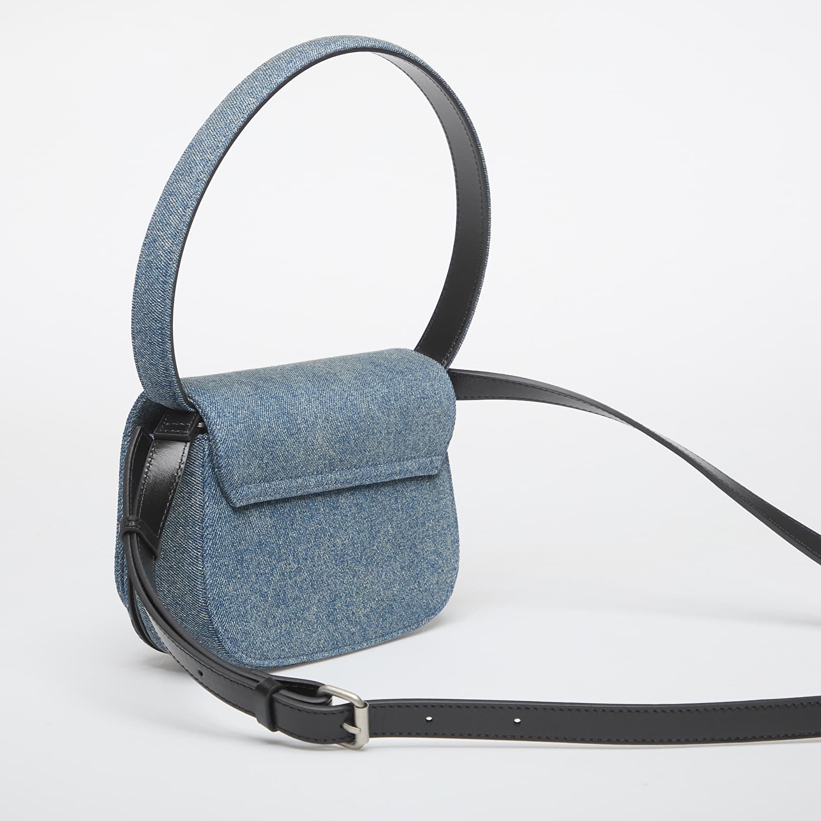 Rankinės Diesel 1Dr Shoulder Bag Medium Blue Denim