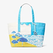 Michael Kors X Christina Zimpel Large Tote Milos Blue